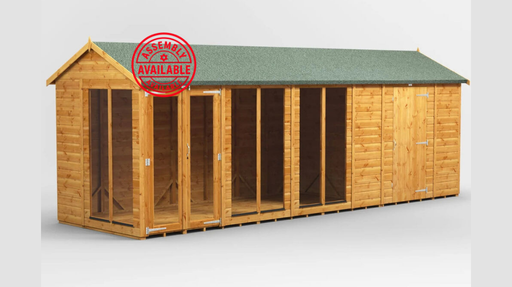 Apex Summerhouse Combi 20x6 with 6ft store