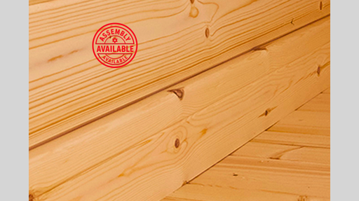 Pent Workshop Log Cabin (28mm) 14x8