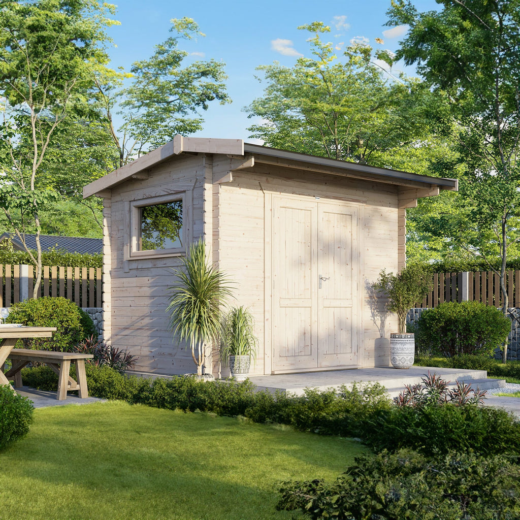 Apex Workshop Log Cabin (28mm) 12x8