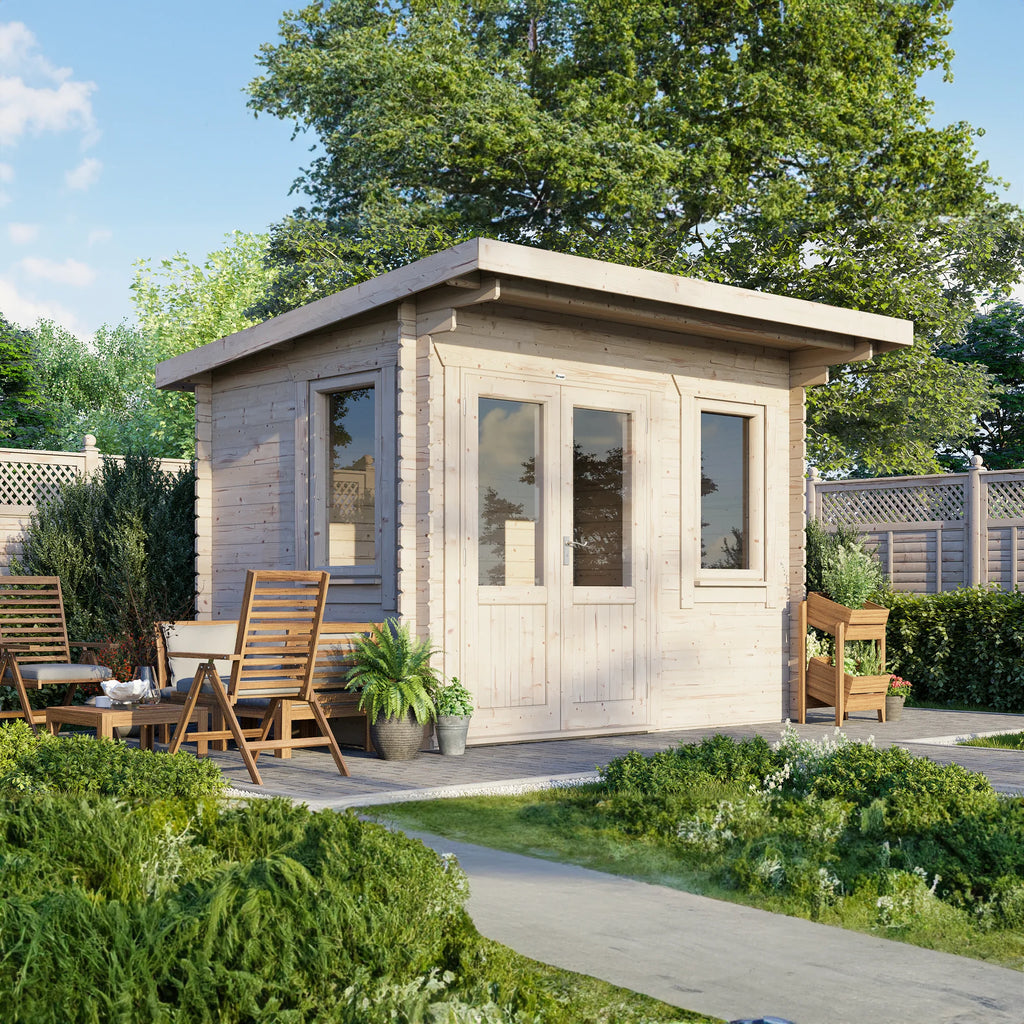 Pent Classic Log Cabin 12x8