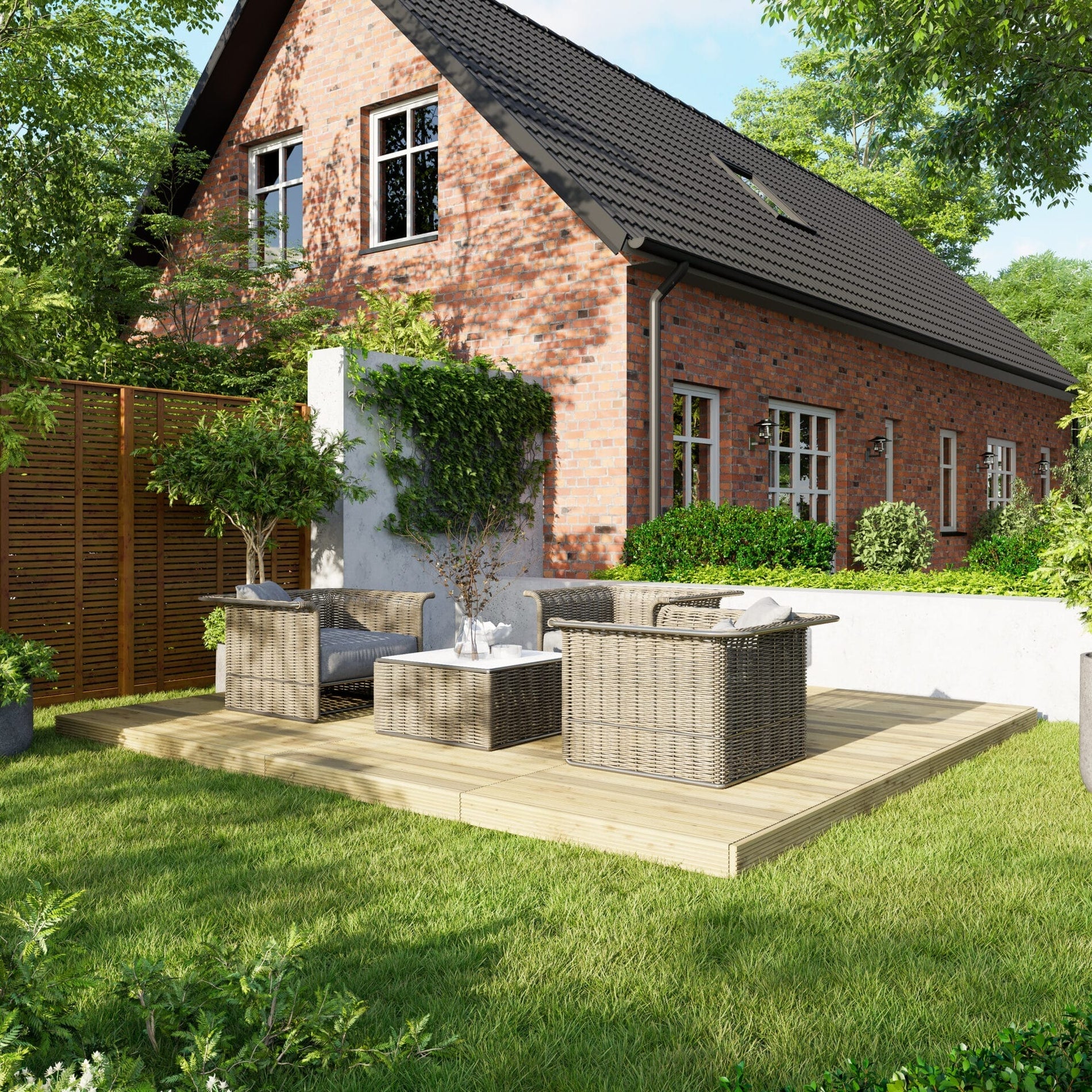 6x10 Decking 3x Handrails