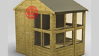 Premium Apex Potting Shed 6x8 (Single Door)