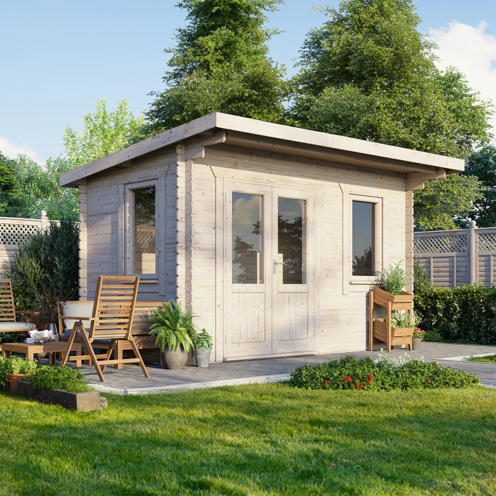 Pent Classic Log Cabin 14x8