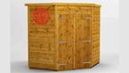Corner Shed 6x6 Double Door
