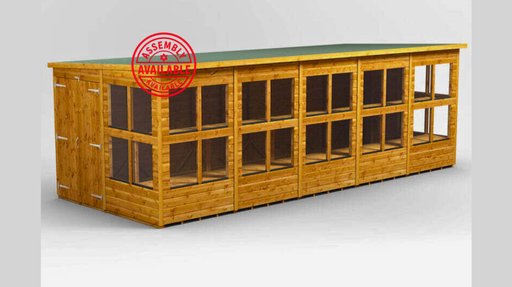 Pent Potting Shed (Double Door) 20x8