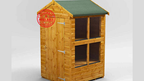 Apex Potting Shed (Single Door) 4x4