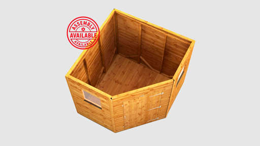 Corner Shed 6x6 Double Door