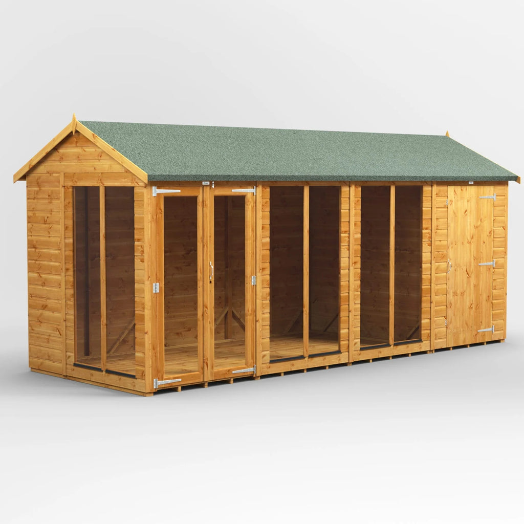 Apex Summerhouse Combi 16x6 with 4ft store