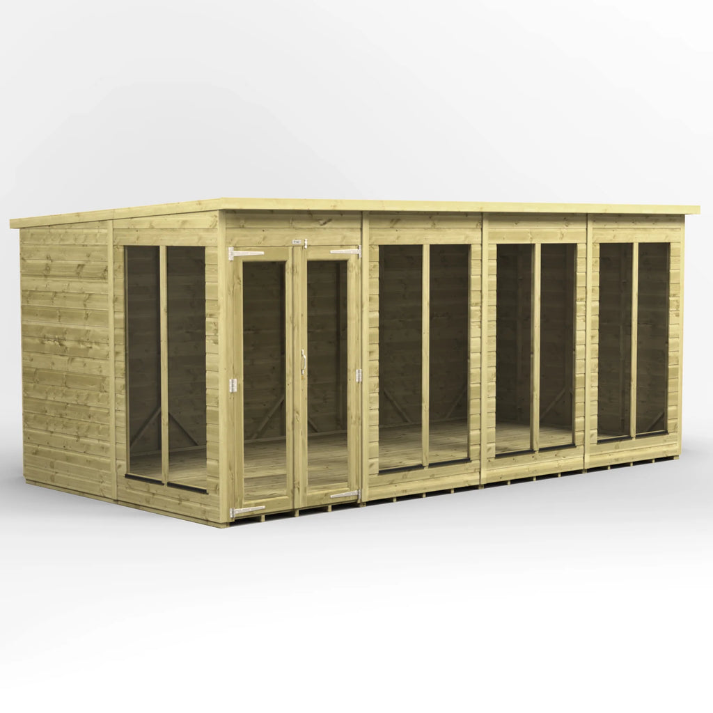 Premium Pent Summerhouse 16x8
