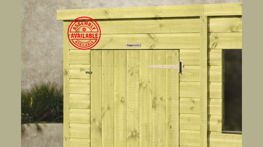 Premium Pent Potting Shed 20x8 (Double Door)