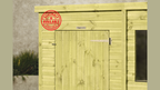 Premium Pent Potting Shed 20x8 (Double Door)