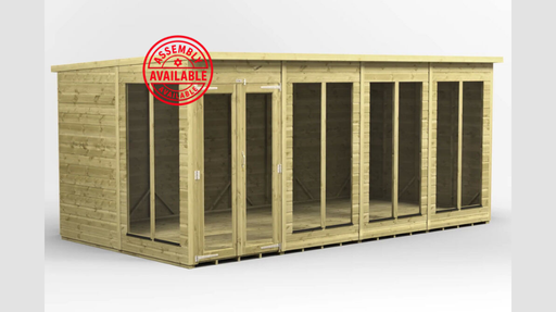Premium Pent Summerhouse 16x8