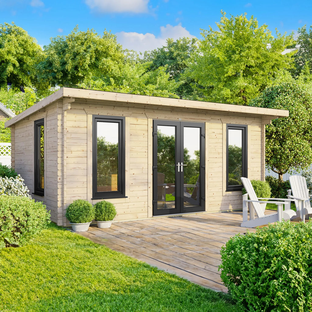 Pent Log Cabin 18x10