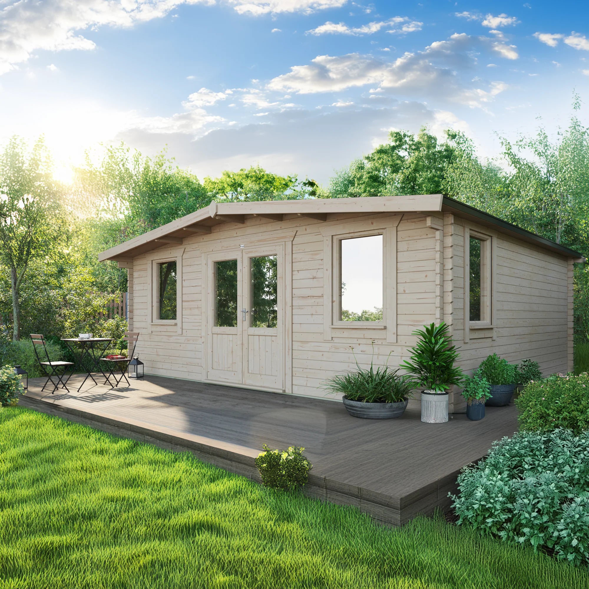 Classic Chalet Log Cabin 18x20