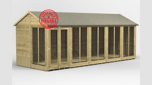 Premium Apex Summer House 20x8