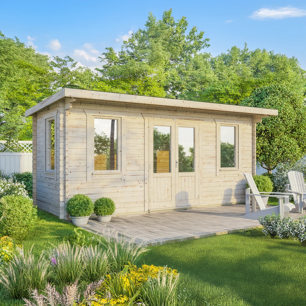 Pent Classic Log Cabin 20x8