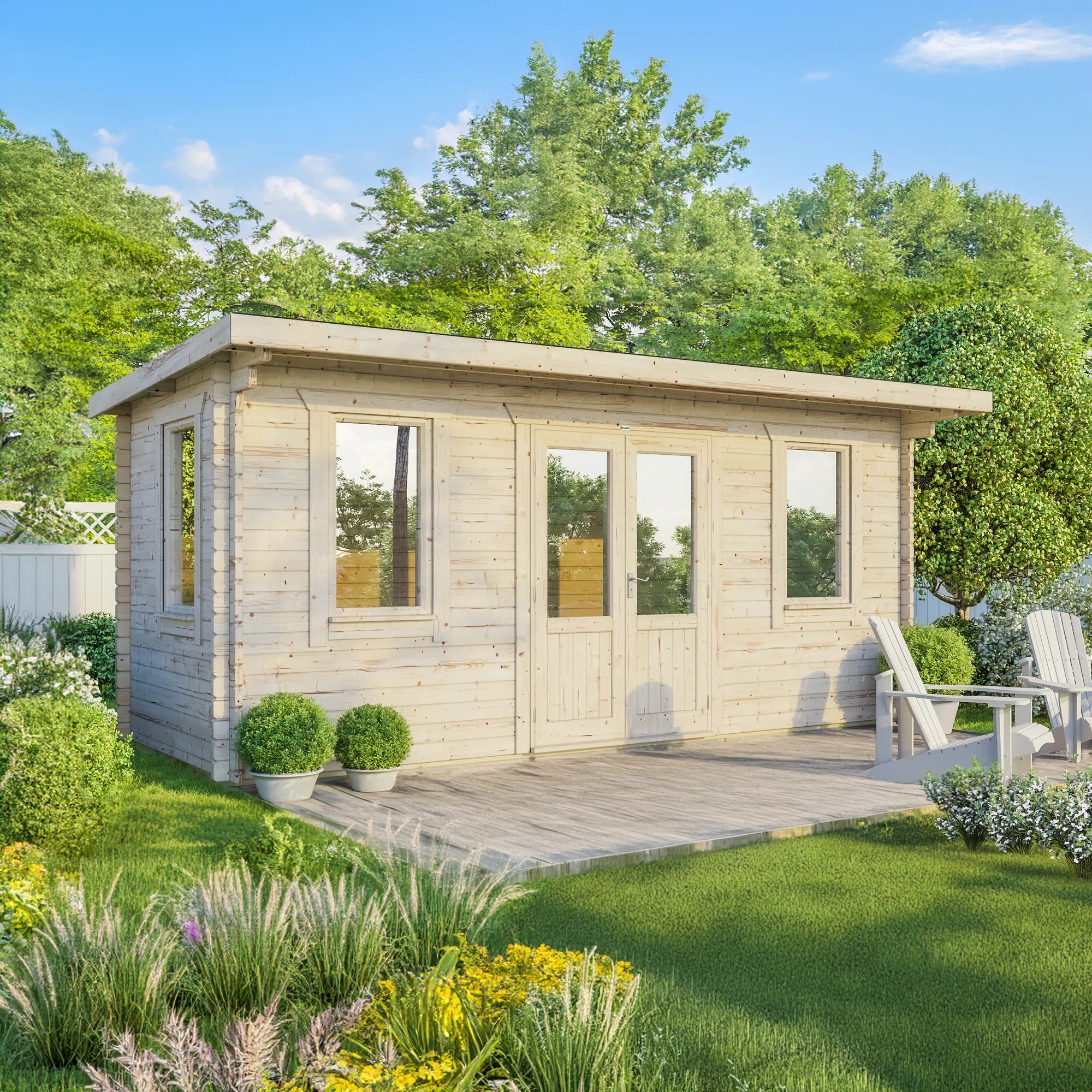 Pent Classic Log Cabin 20x8