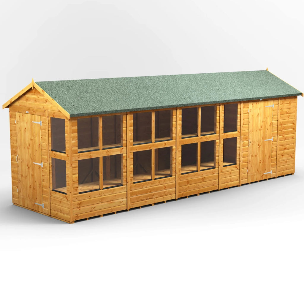 Apex Potting Shed Combi 20x6 with 6ft store