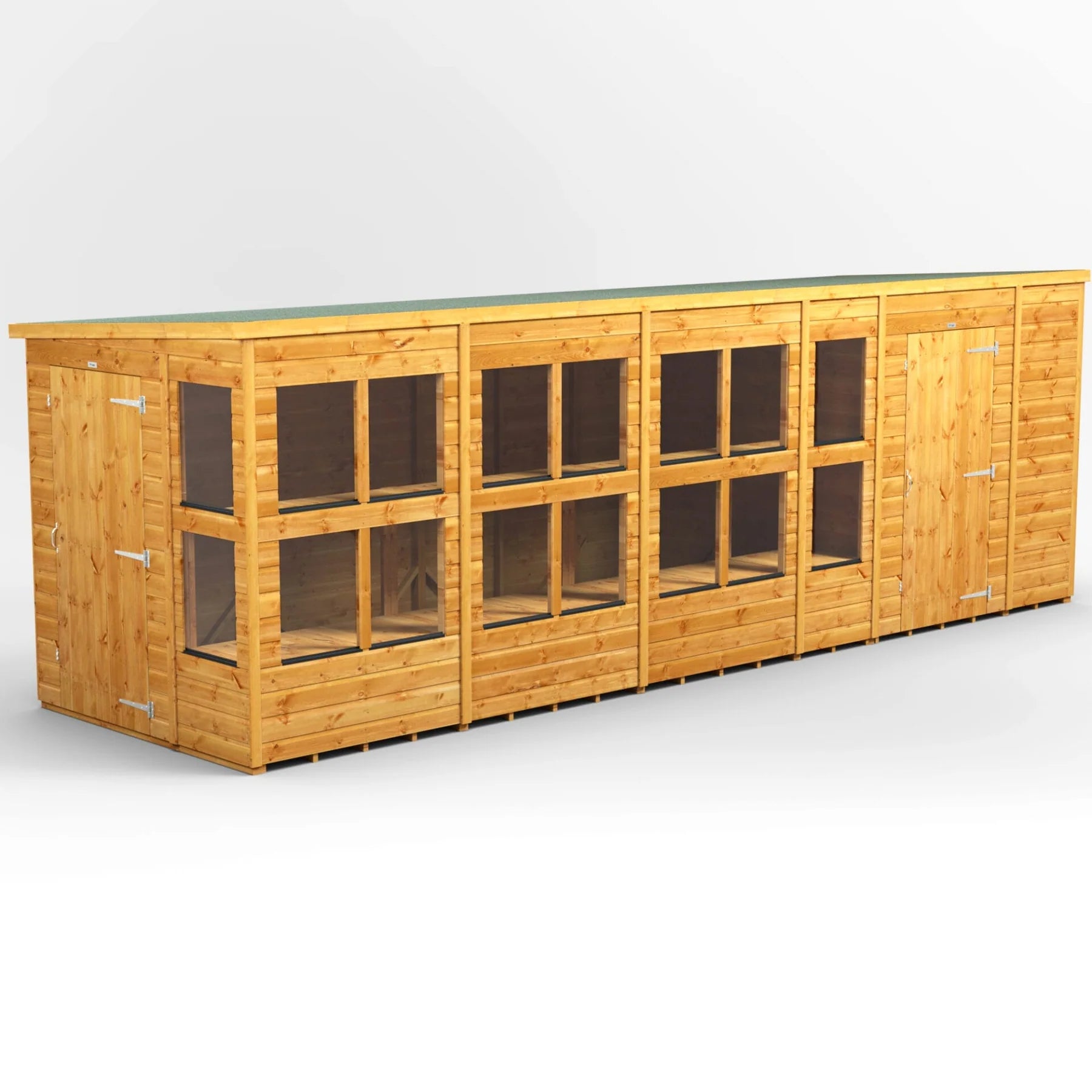 Pent Potting Shed Combi 20x6 with 6ft store