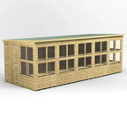 Premium Pent Potting Shed 20x8 (Double Door)