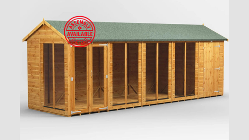 Apex Summerhouse Combi 20x6 with 4ft store