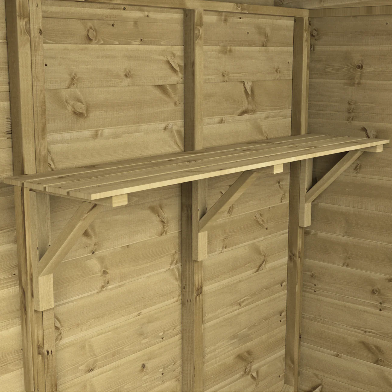 Premium Shed Shelving 4ft