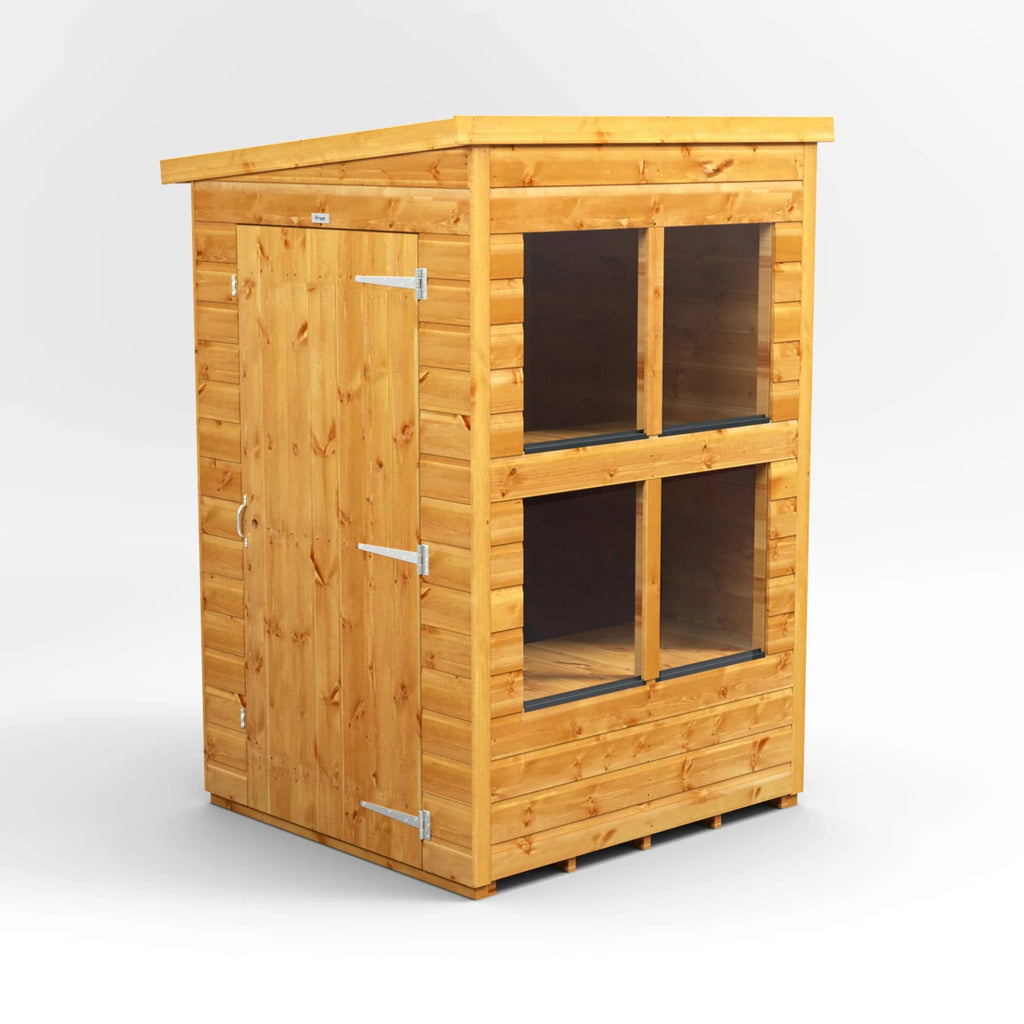 Pent Potting Shed (Single Door) 4x4