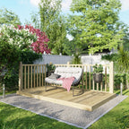 6x10 Decking 2x Handrails