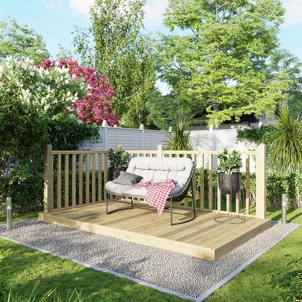 6x10 Decking 2x Handrails