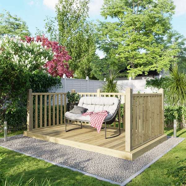 6x10 Decking 3x Handrails