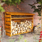 Log Store 6x2 With Shelving