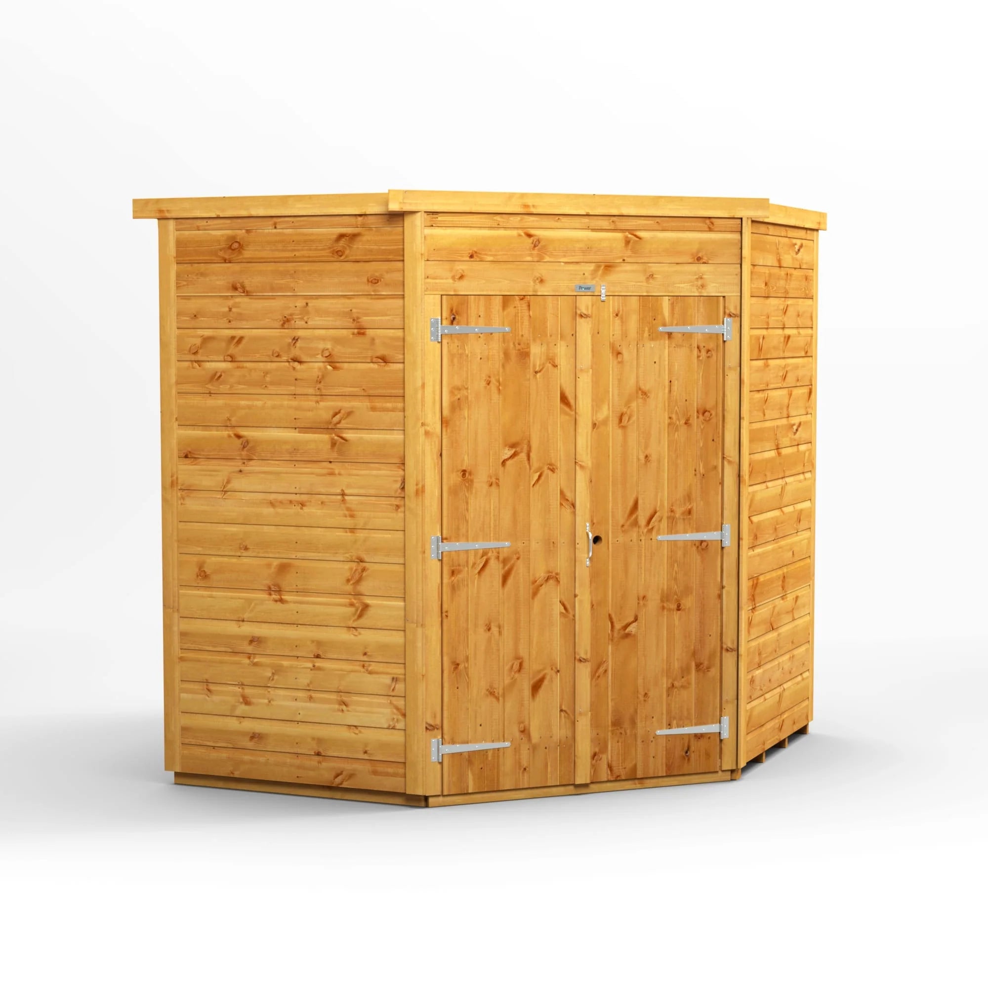 Corner Shed 6x6 Double Door