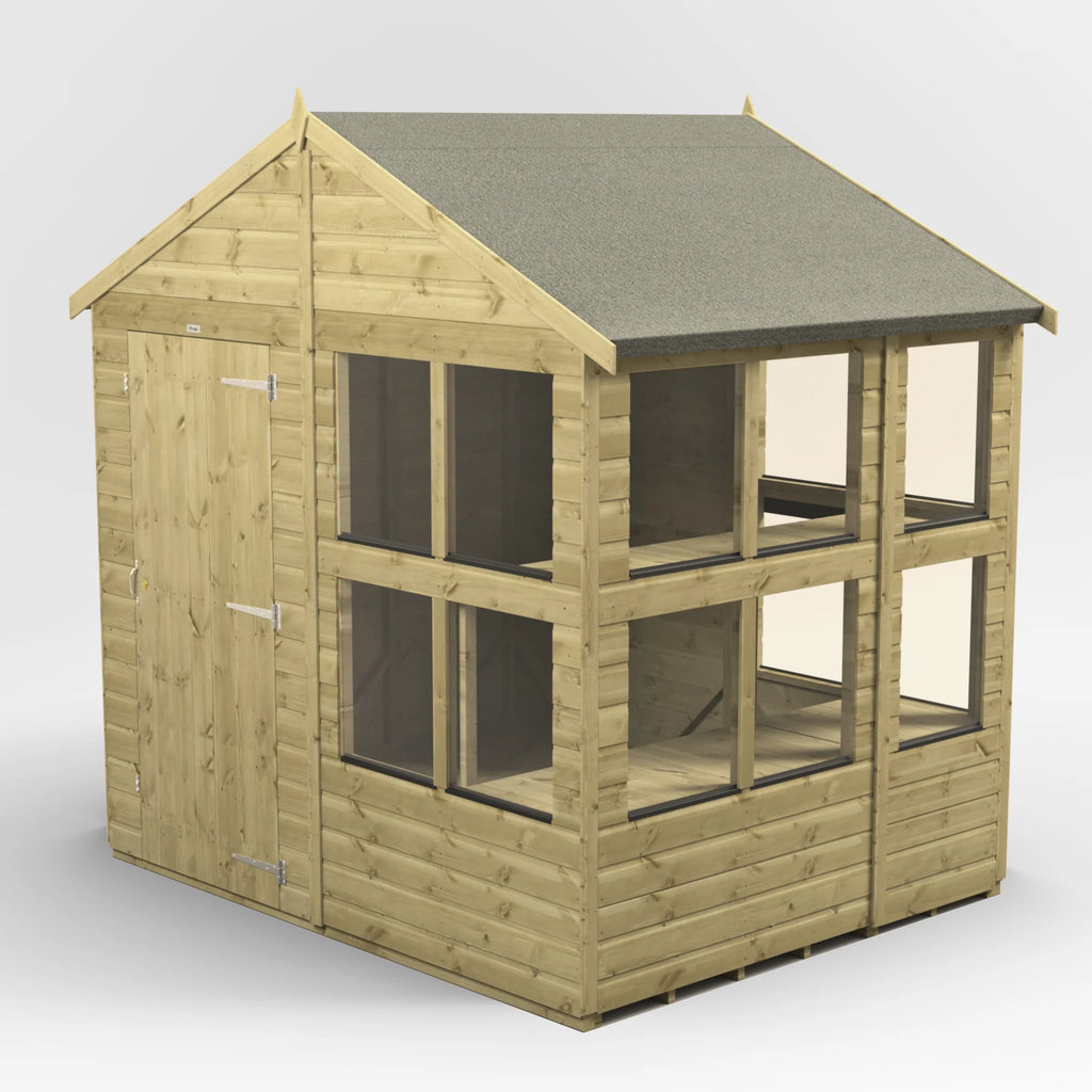 Premium Apex Potting Shed 6x8 (Single Door)