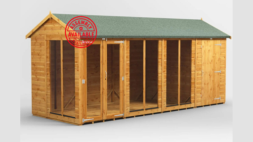 Apex Summerhouse Combi 16x6 with 4ft store