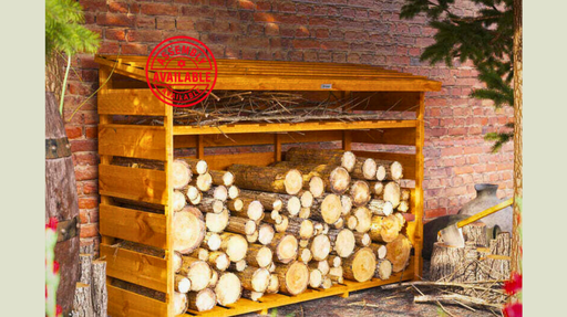 Log Store 6x2 With Shelving