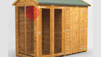 Apex Summerhouse Combi 8x4 with 4ft store