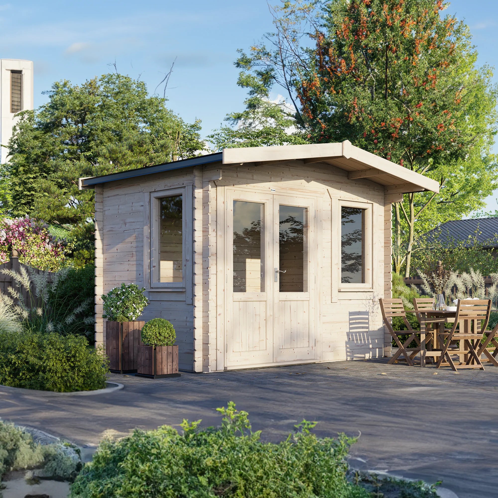 Classic Chalet Log Cabin 8x12