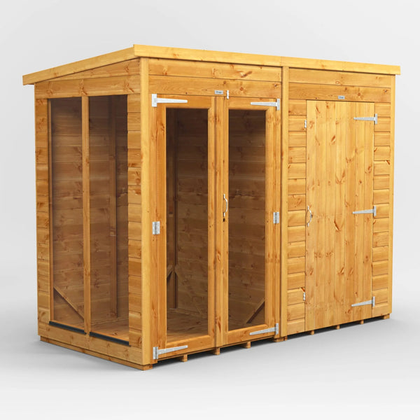 Pent Summerhouse Combi 8x4 with 4ft store