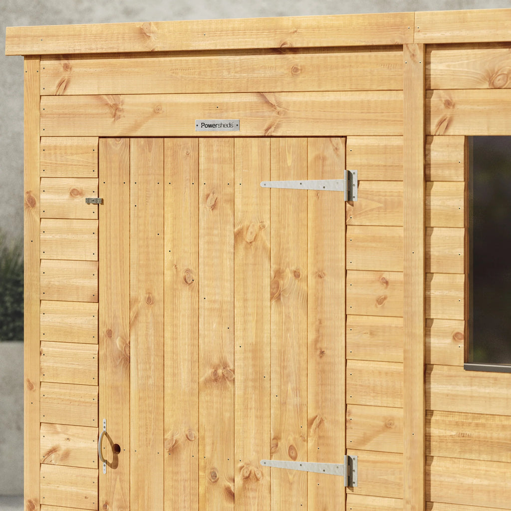 Corner Shed 6x6 Double Door and Window