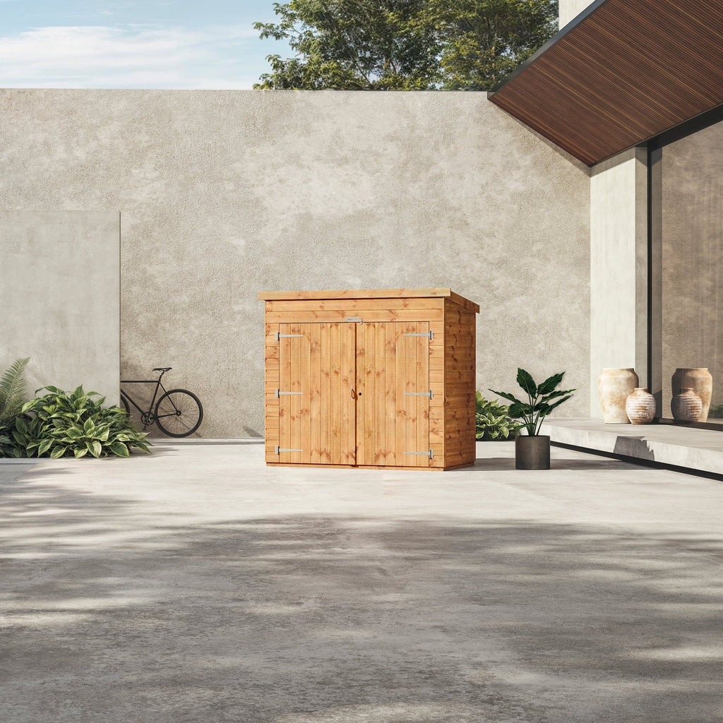 Pent Bike Shed 6x2 (Low)