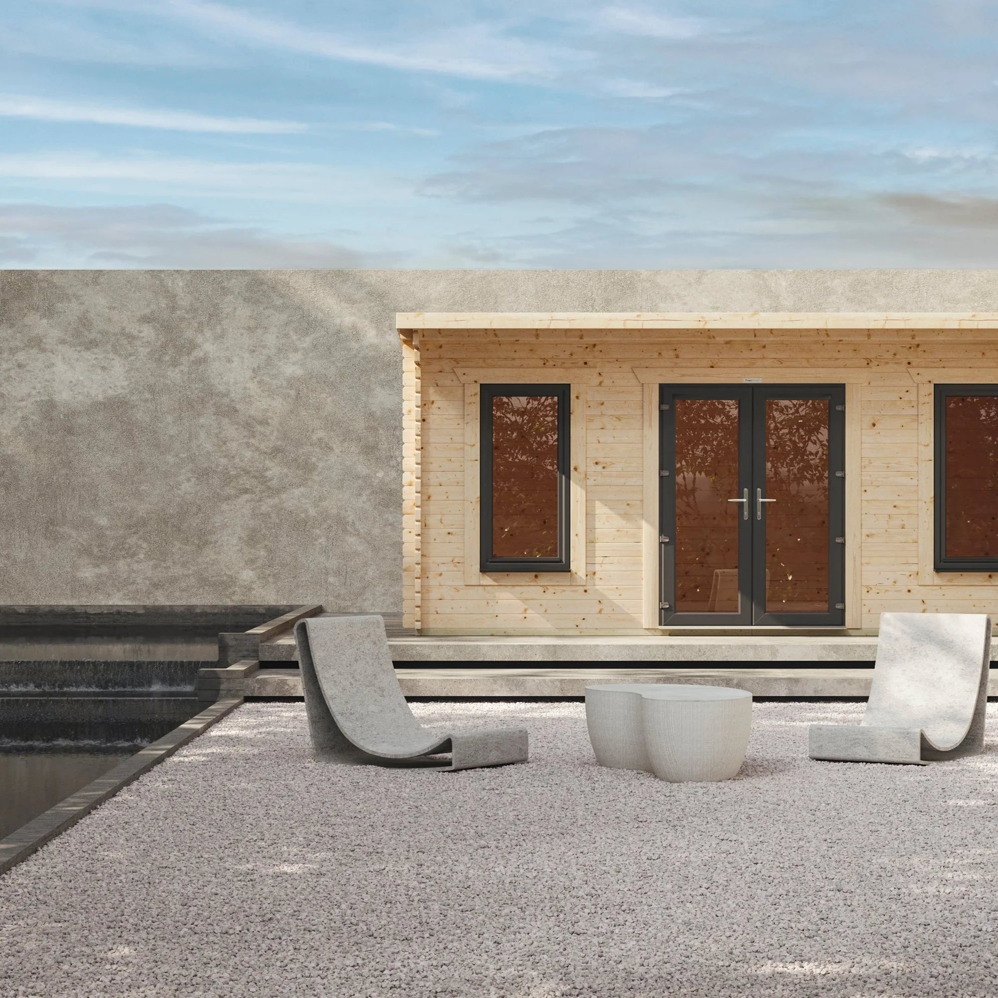 Pent Log Cabin 18x10