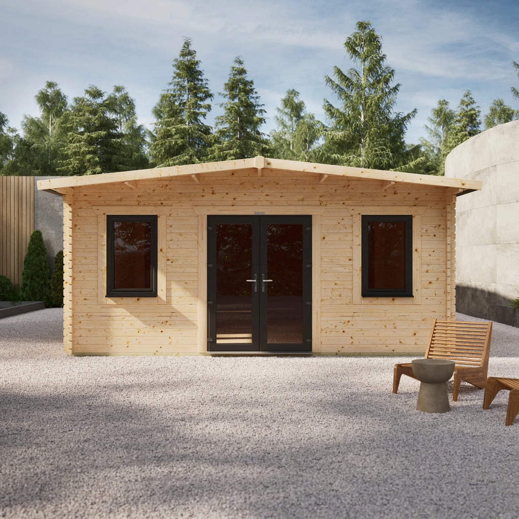 Chalet Log Cabin 14x14