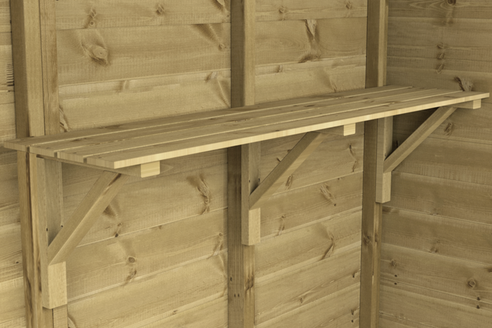 Premium Shed Shelving 6ft
