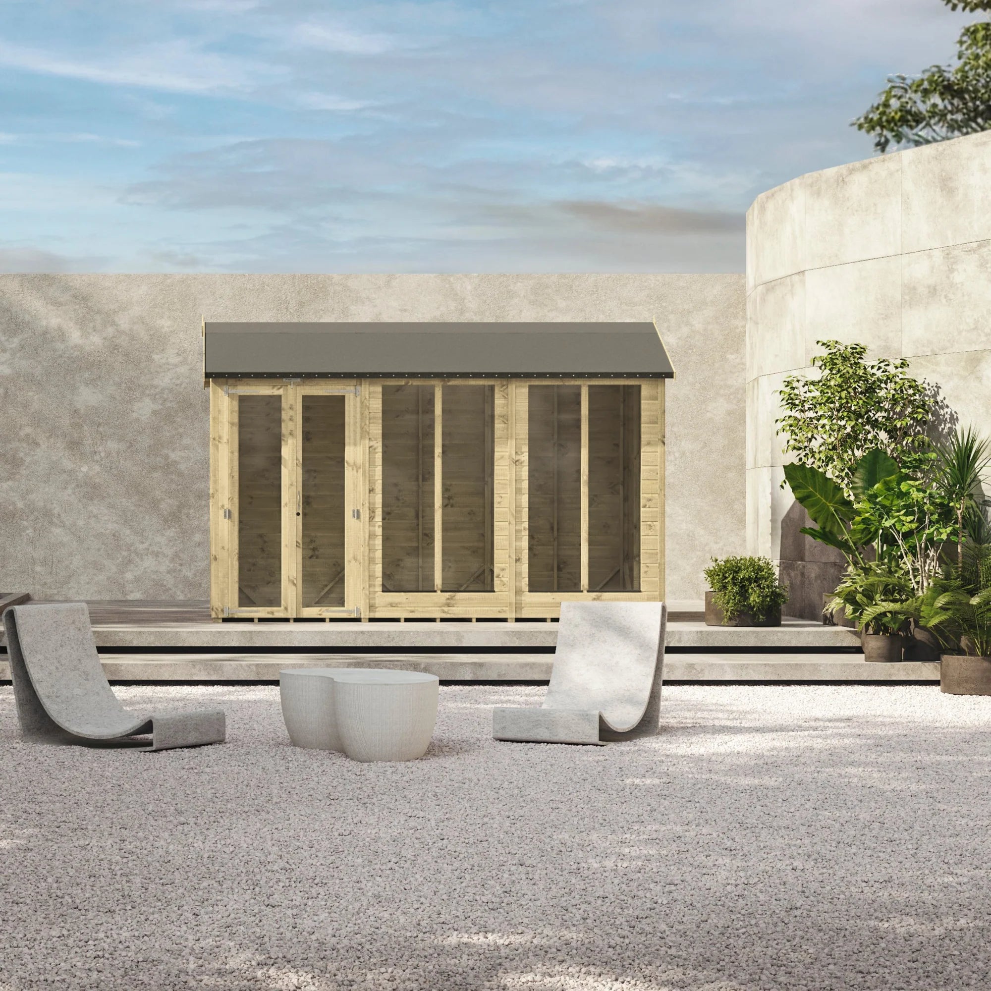 Premium Apex Summer House 16x8