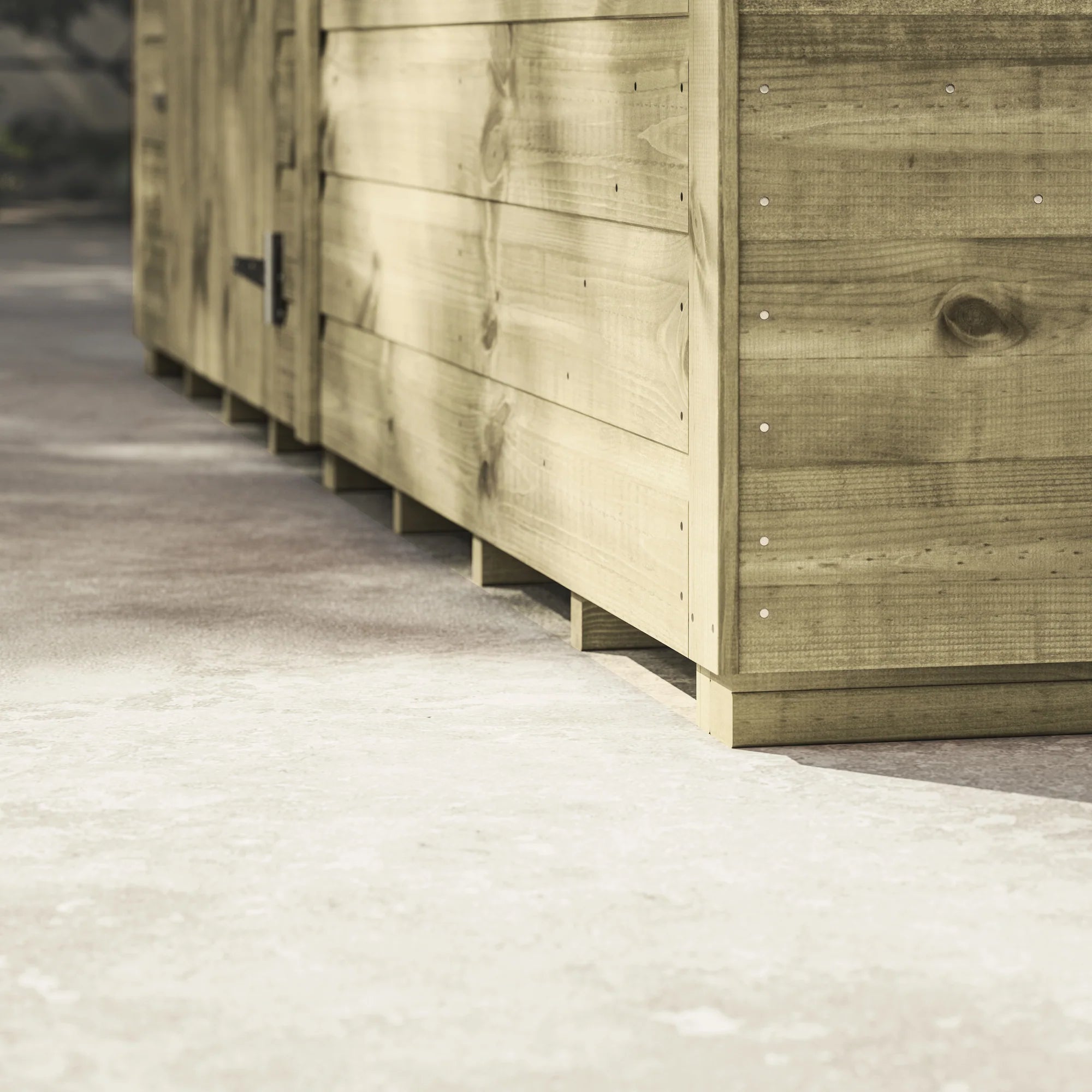 Premium Pent Potting Shed 6x8 (Single Door)